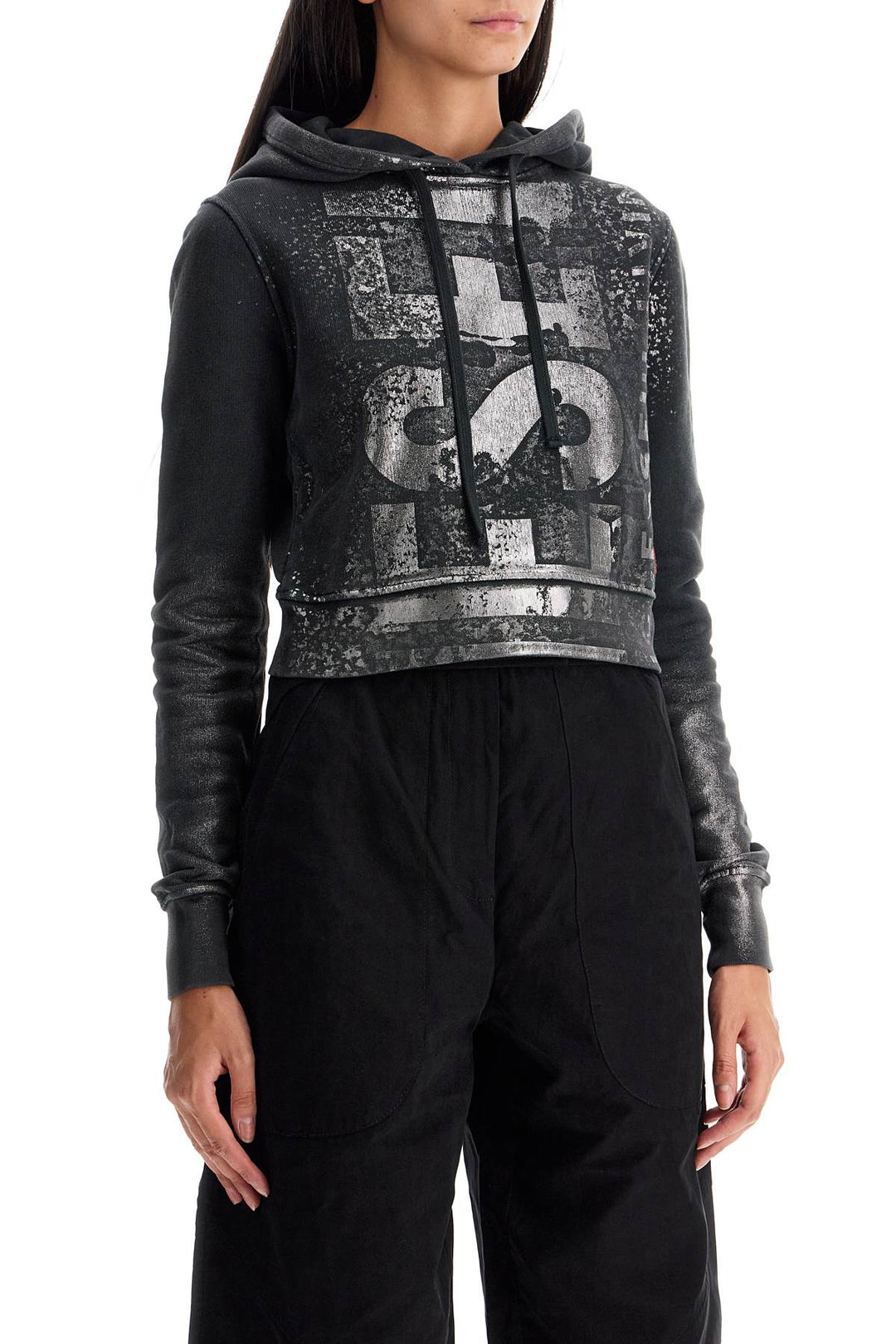 Diesel Cropped Sweatshirt