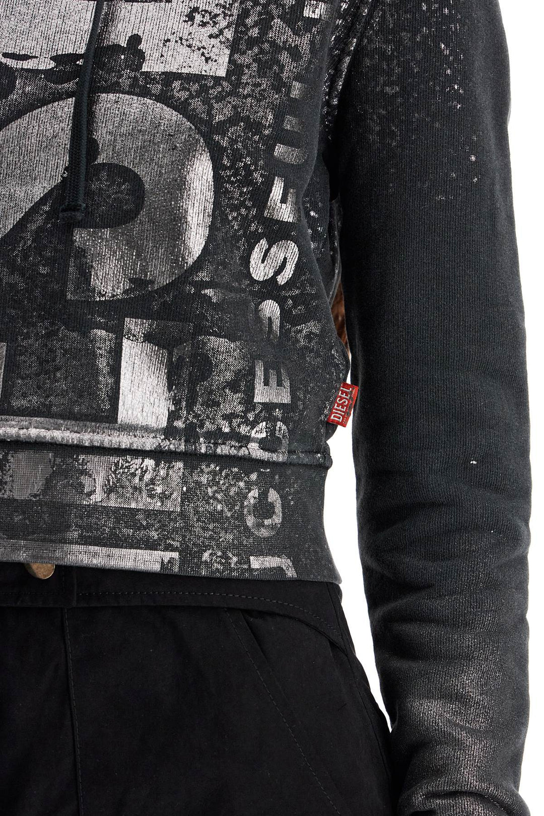 Diesel Cropped Sweatshirt