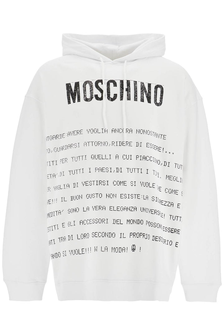 Moschino hooded sweatshirt