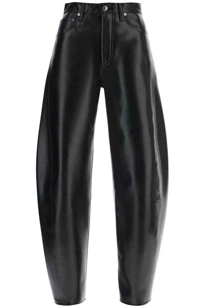 Agolde Luna Barrel Leather Pants