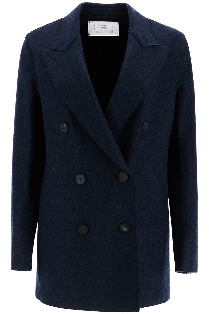 Harris Wharf London Double-Breasted Cashmere Coat