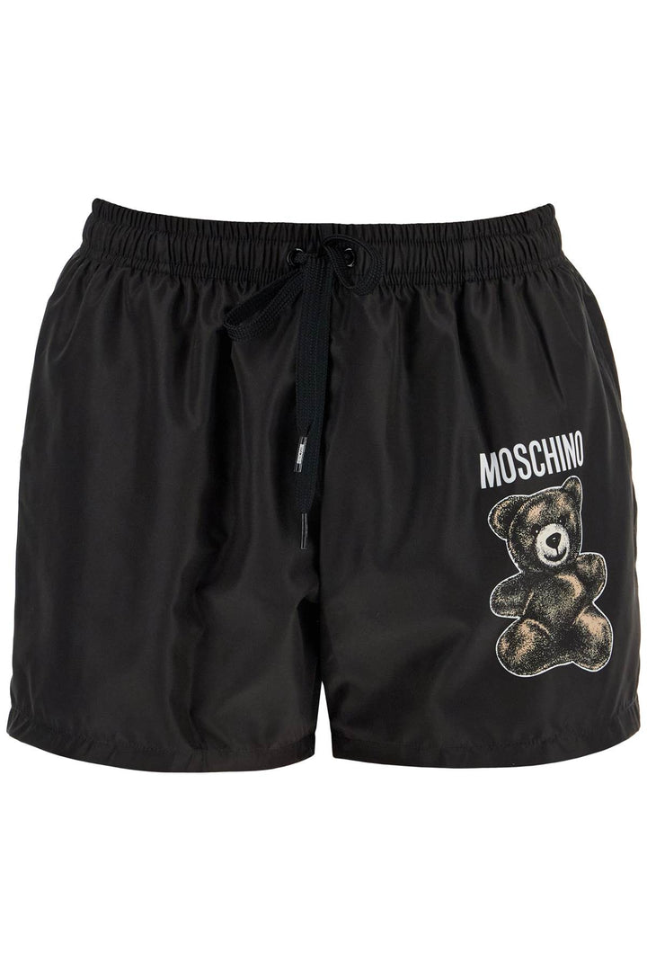 moschino teddy bear swim shorts