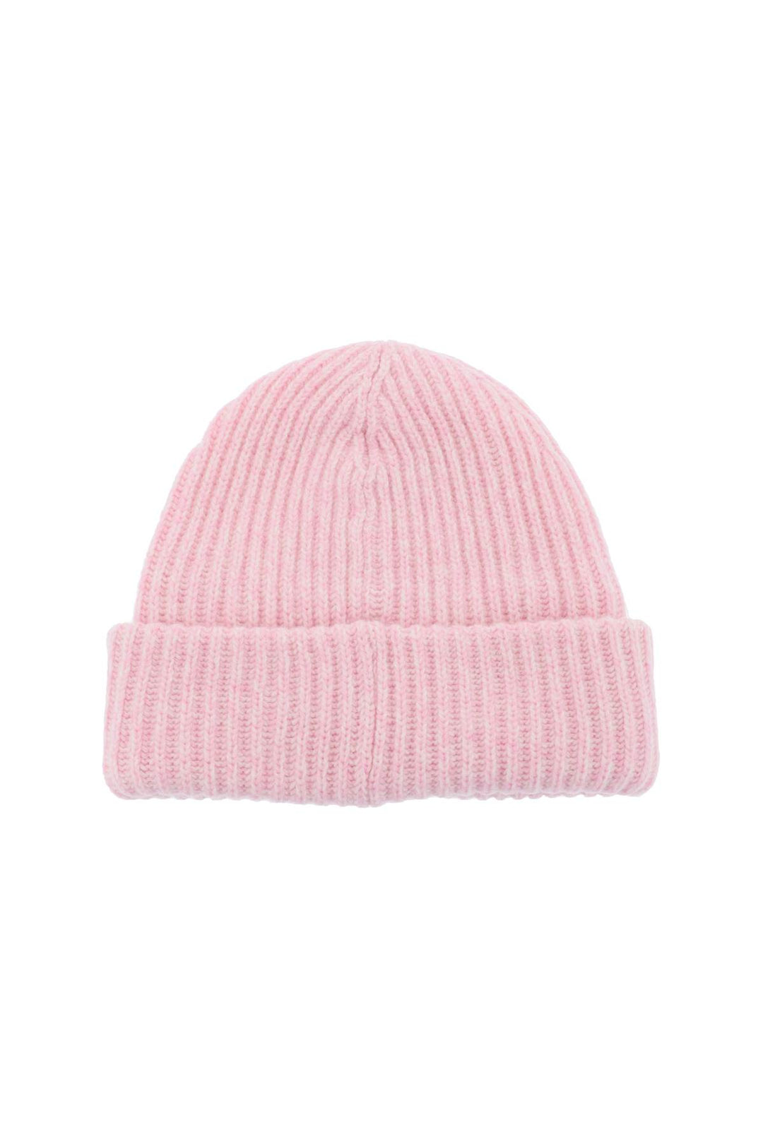 Ganni beanie hat with logo patch