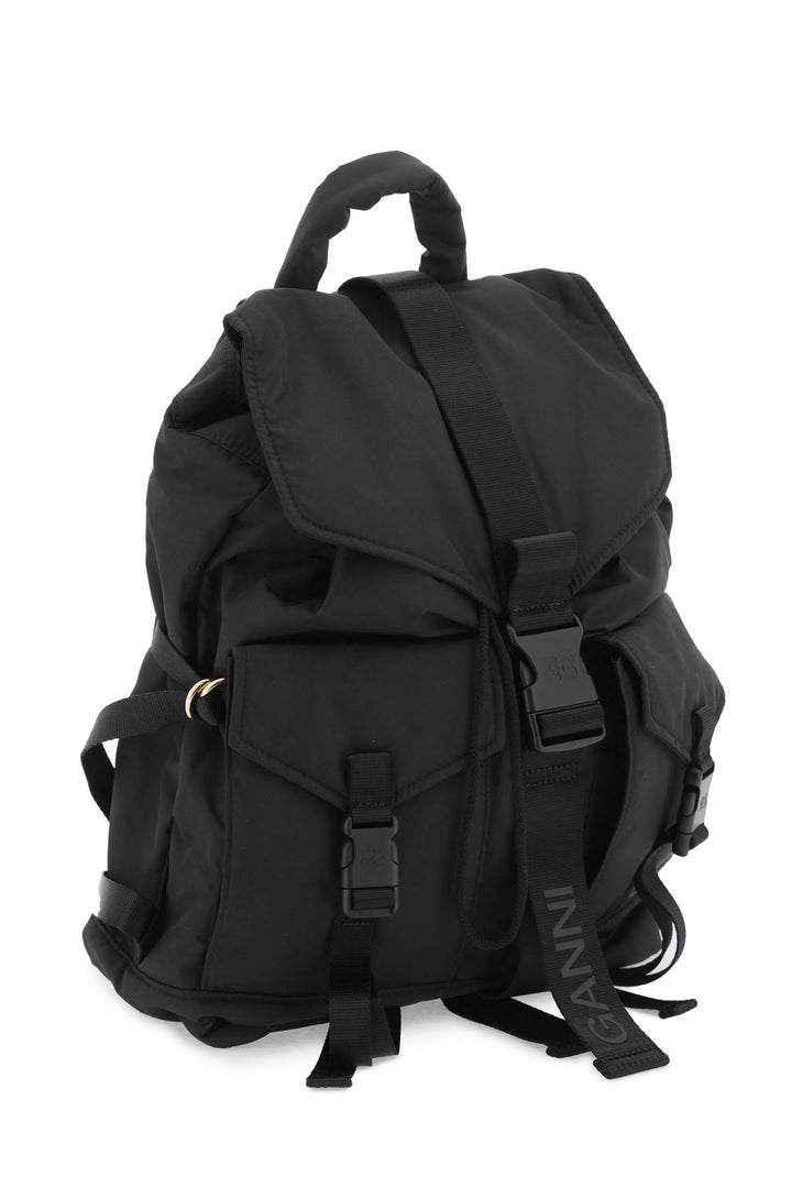 Ganni nylon backpack