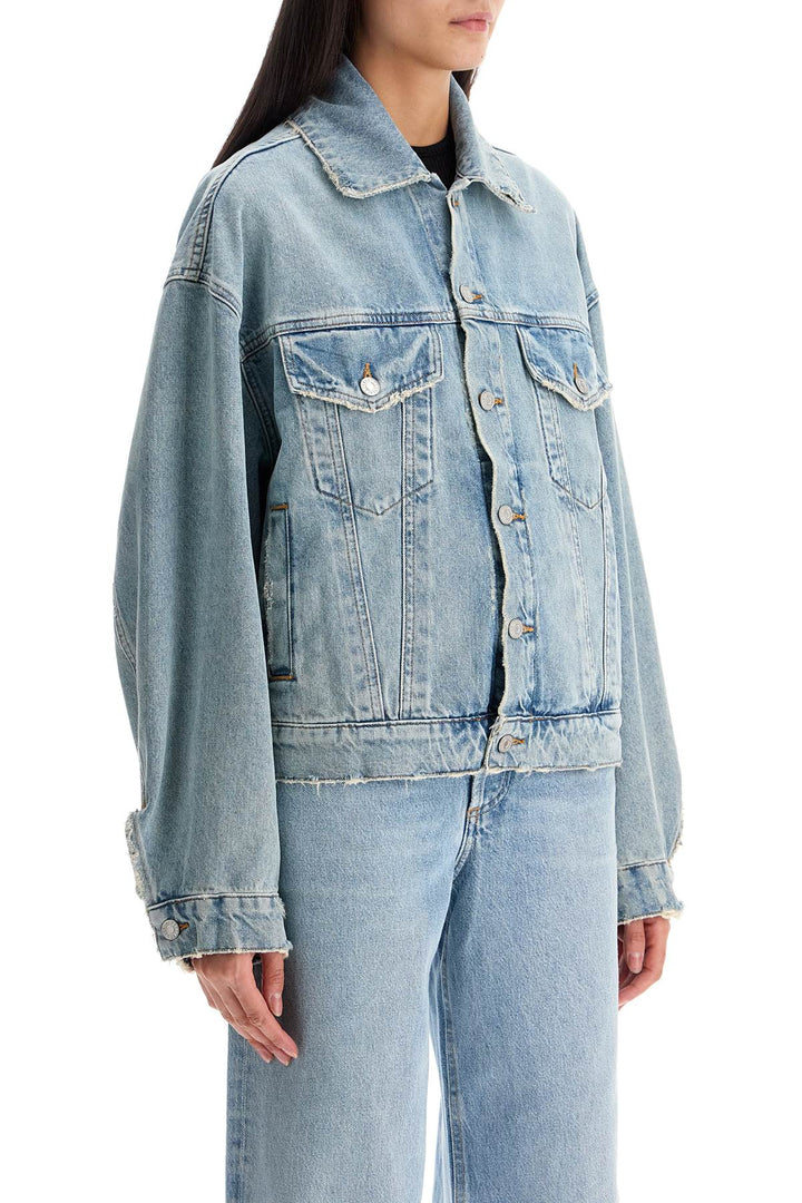 Agolde denim dalton balloon jacket