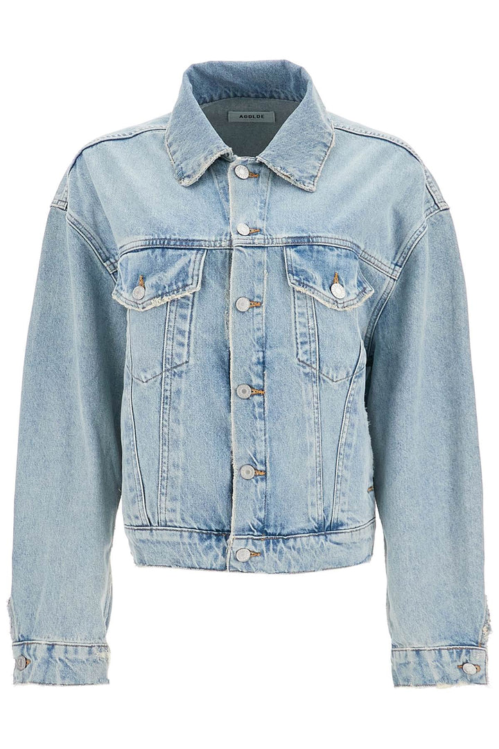 Agolde denim dalton balloon jacket