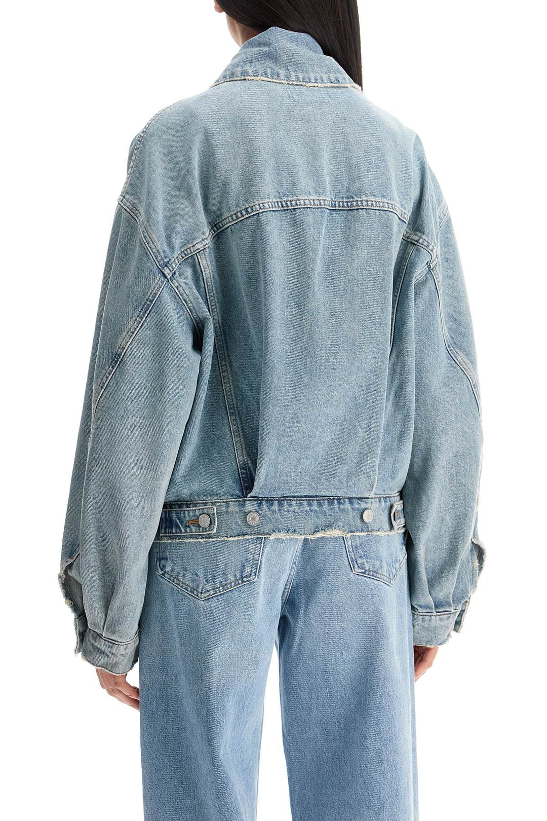 Agolde denim dalton balloon jacket