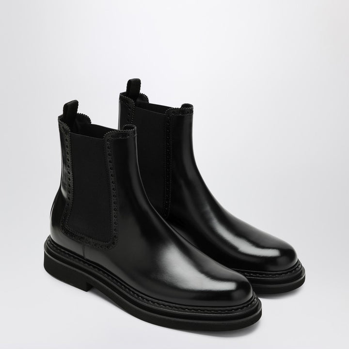 Dolce & Gabbana leather ankle boots