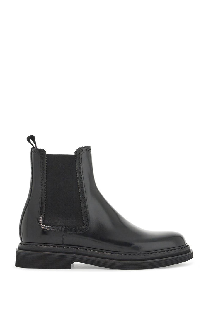 Dolce & Gabbana leather chelsea ankle boots