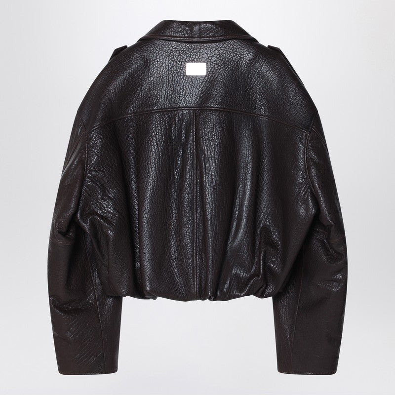 Acne Studios leather bomber jacket