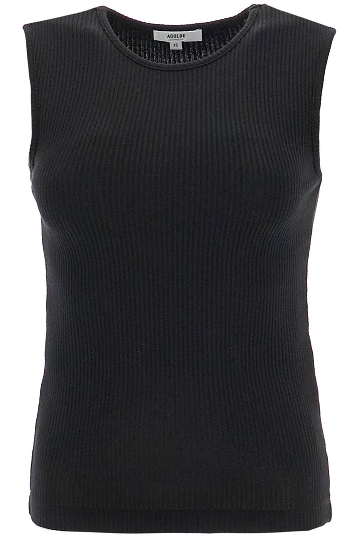 Agolde ribbed binx tanktop