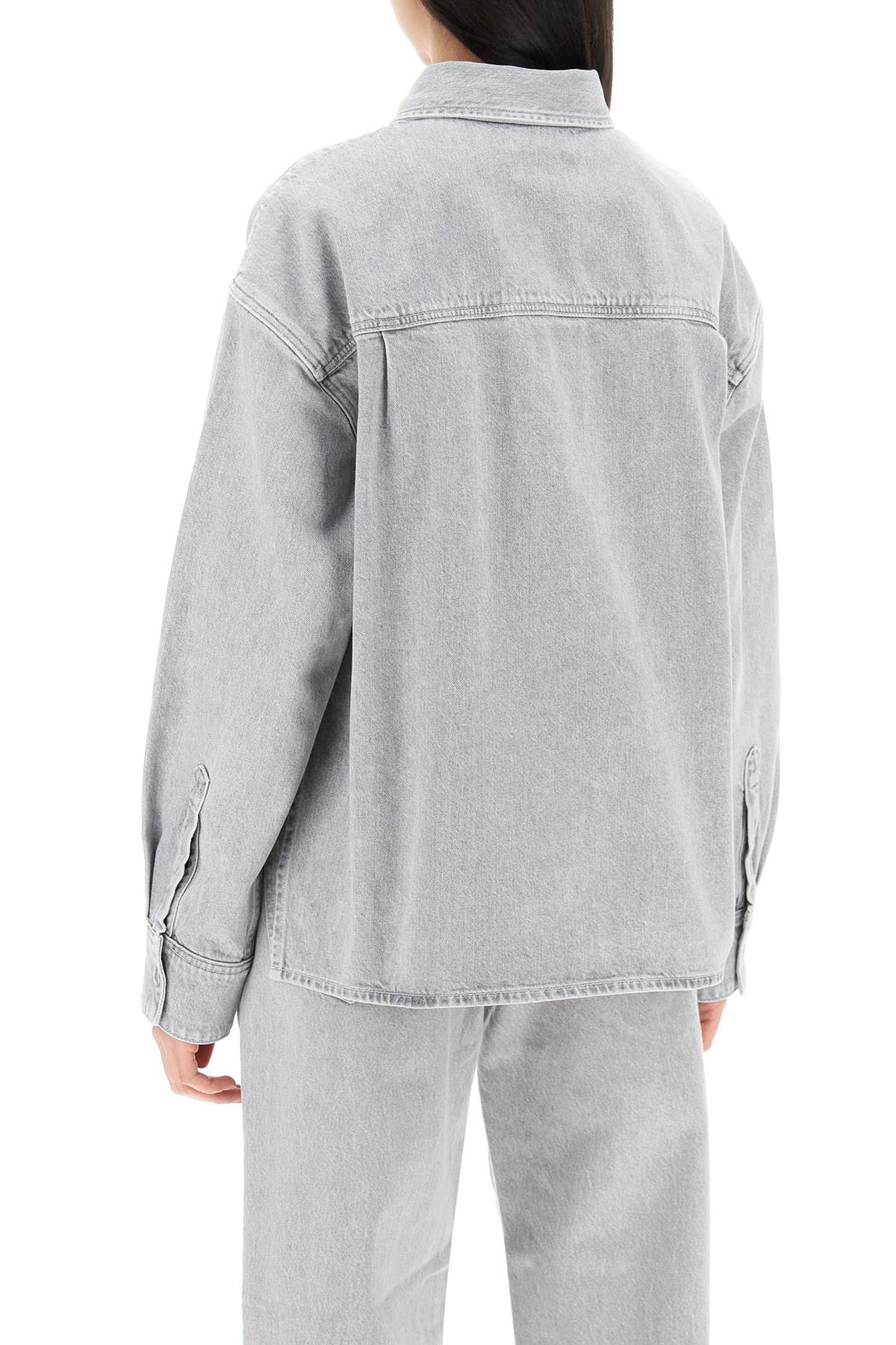 Agolde gwen denim shirt