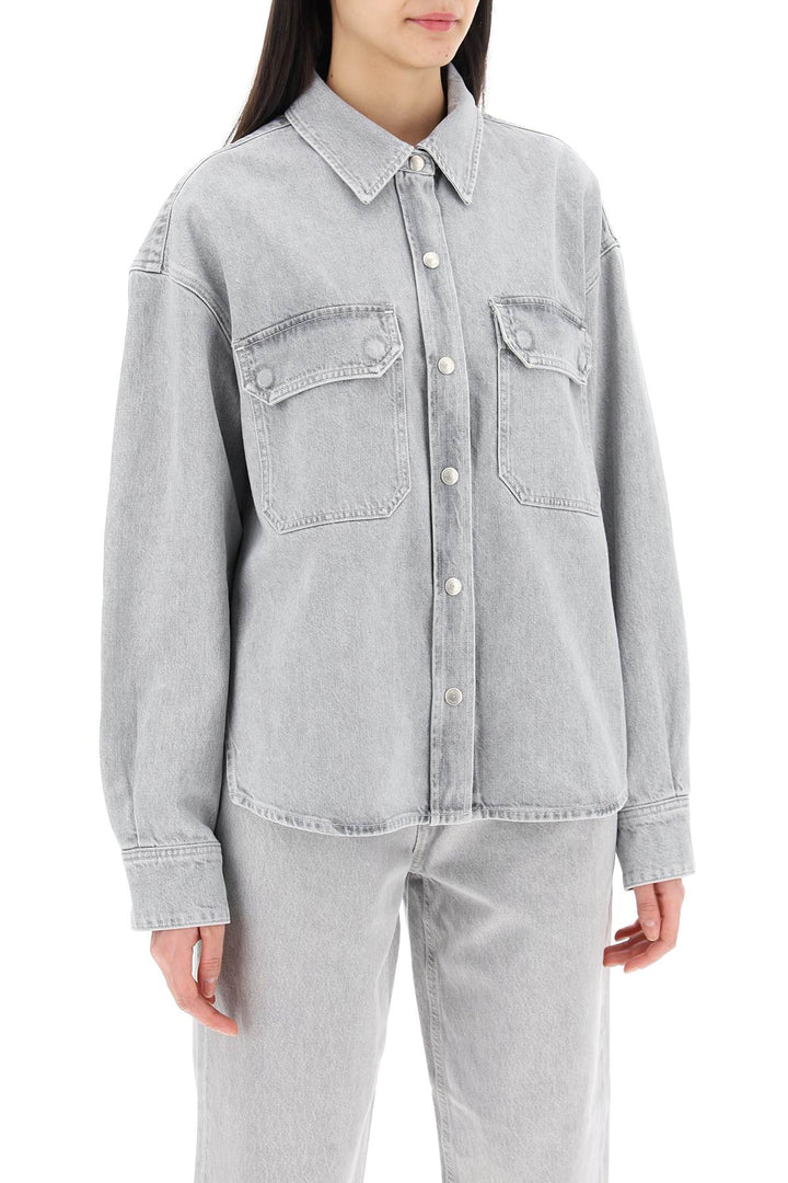 Agolde gwen denim shirt