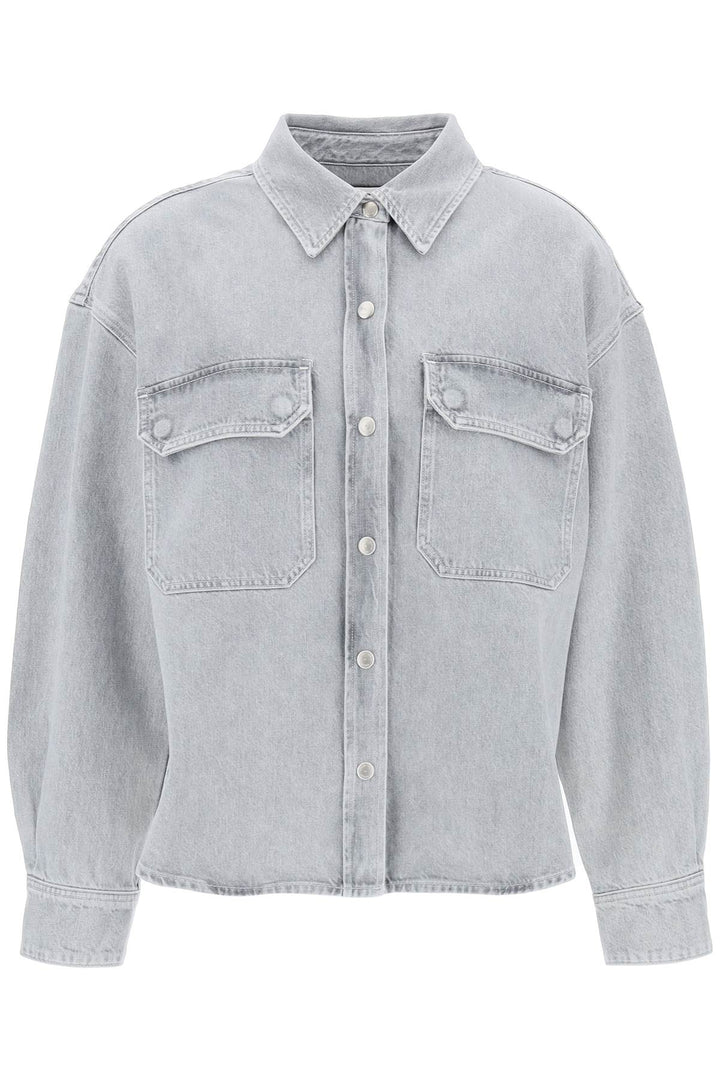 Agolde gwen denim shirt