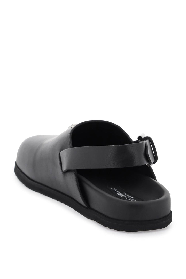 Dolce & Gabbana leather clogs