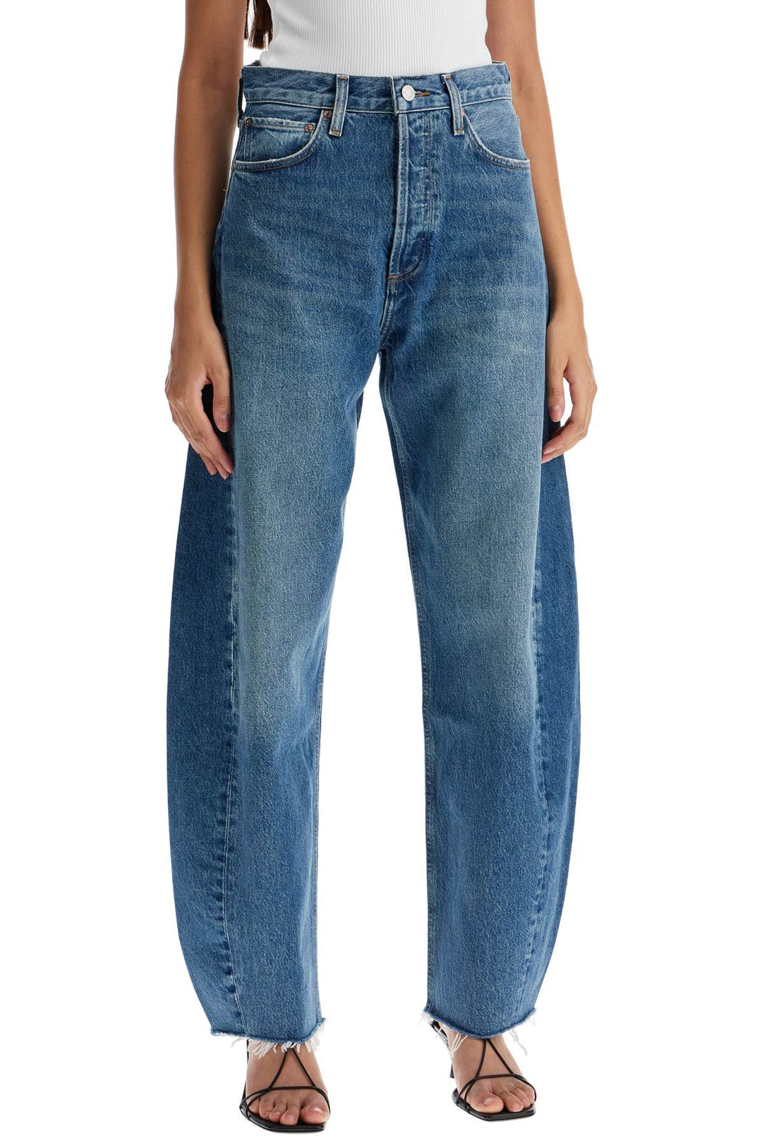 Agolde luna curved leg jeans