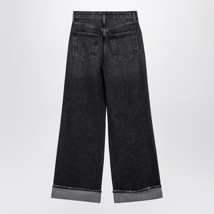 AGOLDE Dame wide ribbed denim jeans