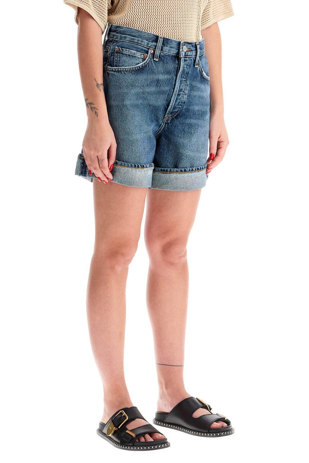 Agolde women's denim shorts