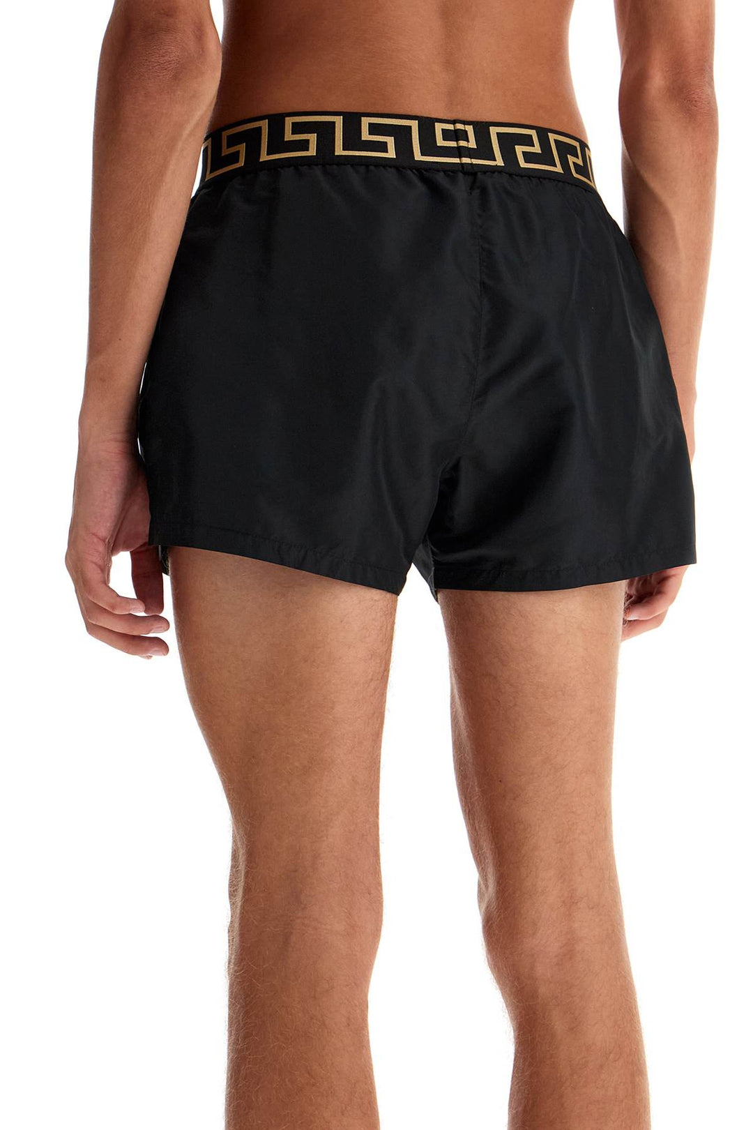 Versace "men's greek border swim trunks