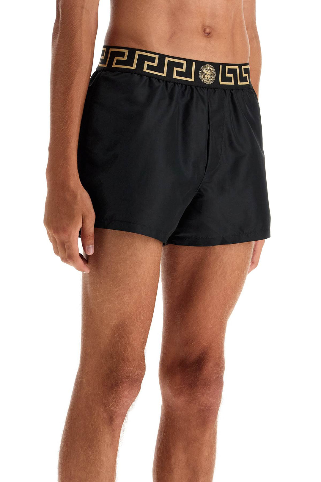 Versace "men's greek border swim trunks