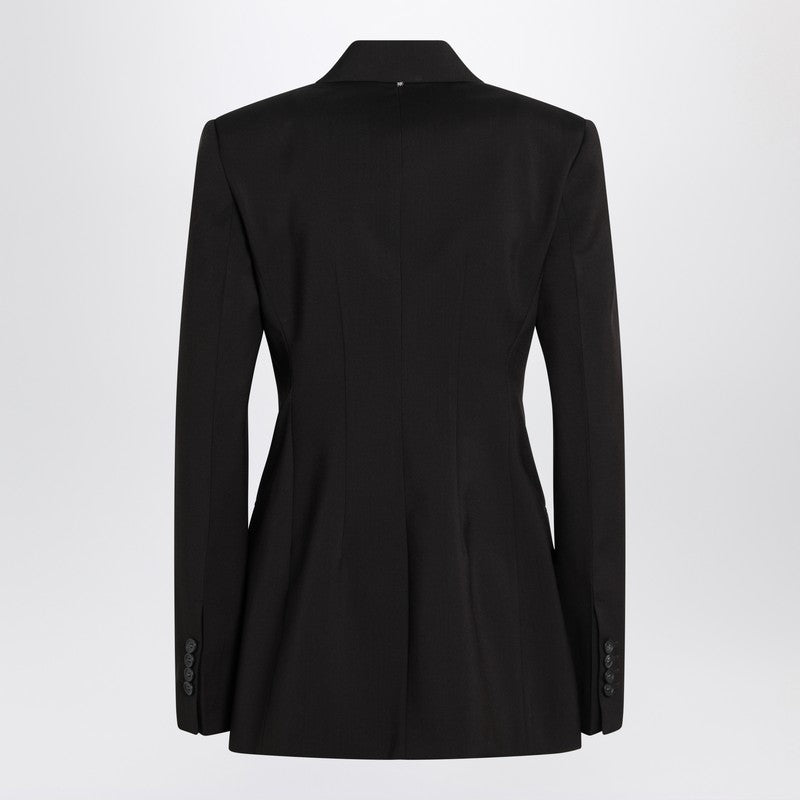 Sportmax Double-breasted wool jacket