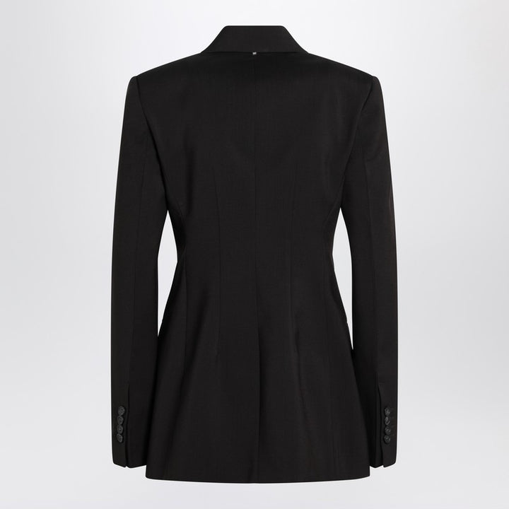 Sportmax Double-breasted wool jacket