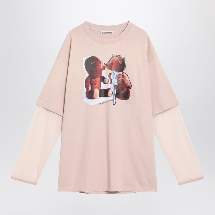 Acne Studios violet layered T-shirt