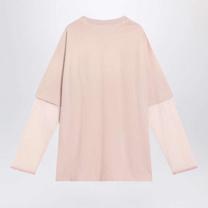 Acne Studios violet layered T-shirt