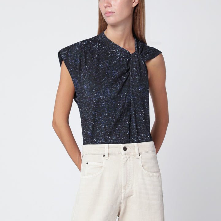 ISABEL MARANT Nayda asymmetrical T-shirt