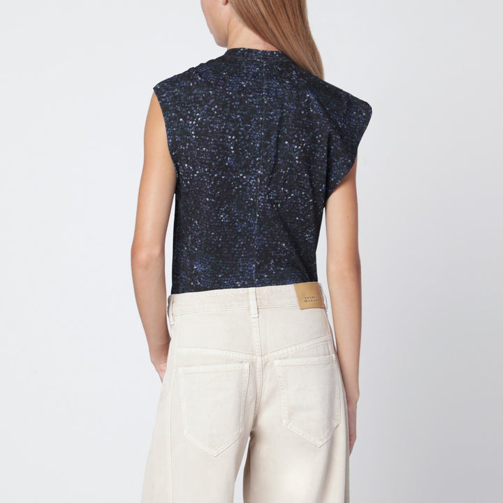 ISABEL MARANT Nayda asymmetrical T-shirt