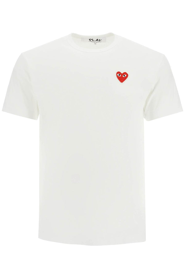 Comme Des Garcons Play unisex heart patch t-shirt with