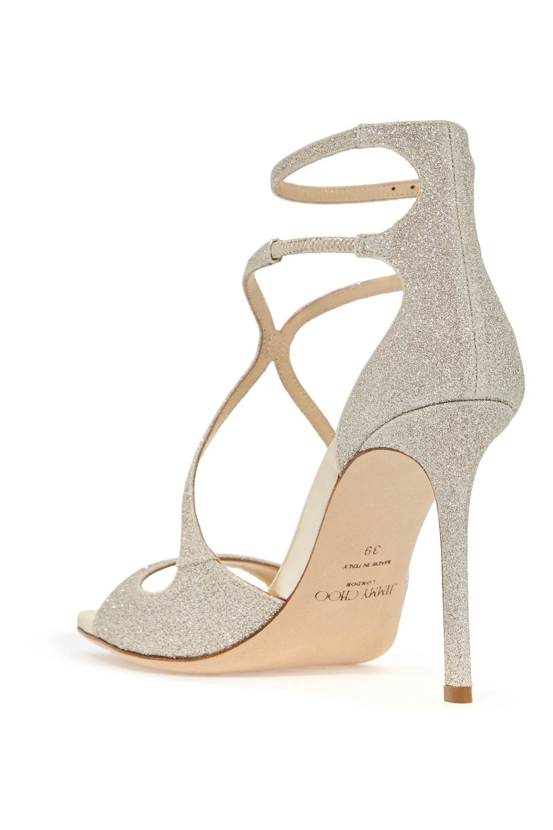 Jimmy Choo Sandali Azia 95 glitter sandals