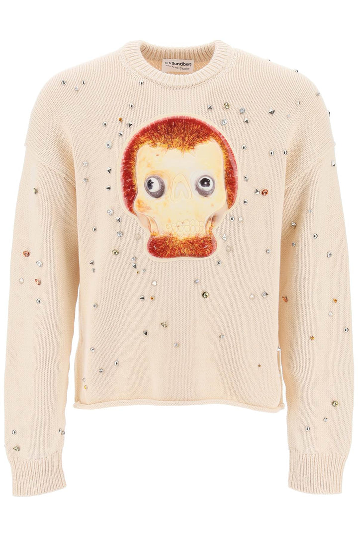 Acne Studios studded pullover with animation