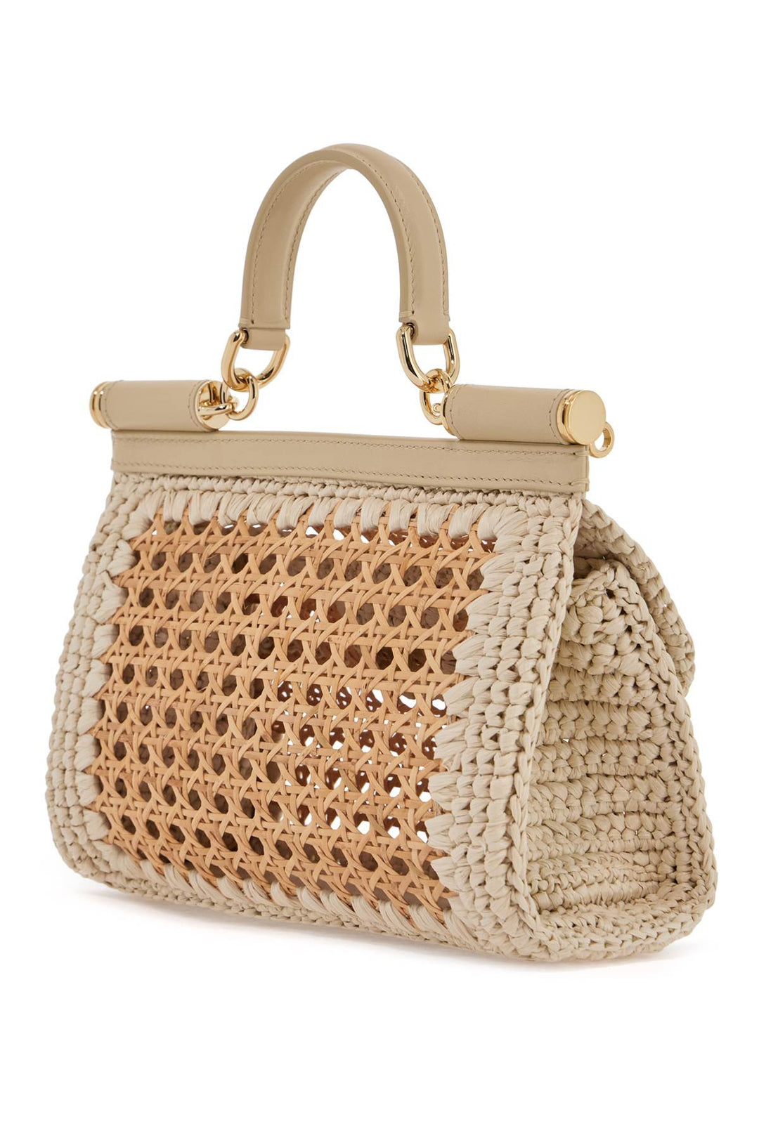 Dolce & Gabbana extended sicily raffia bag