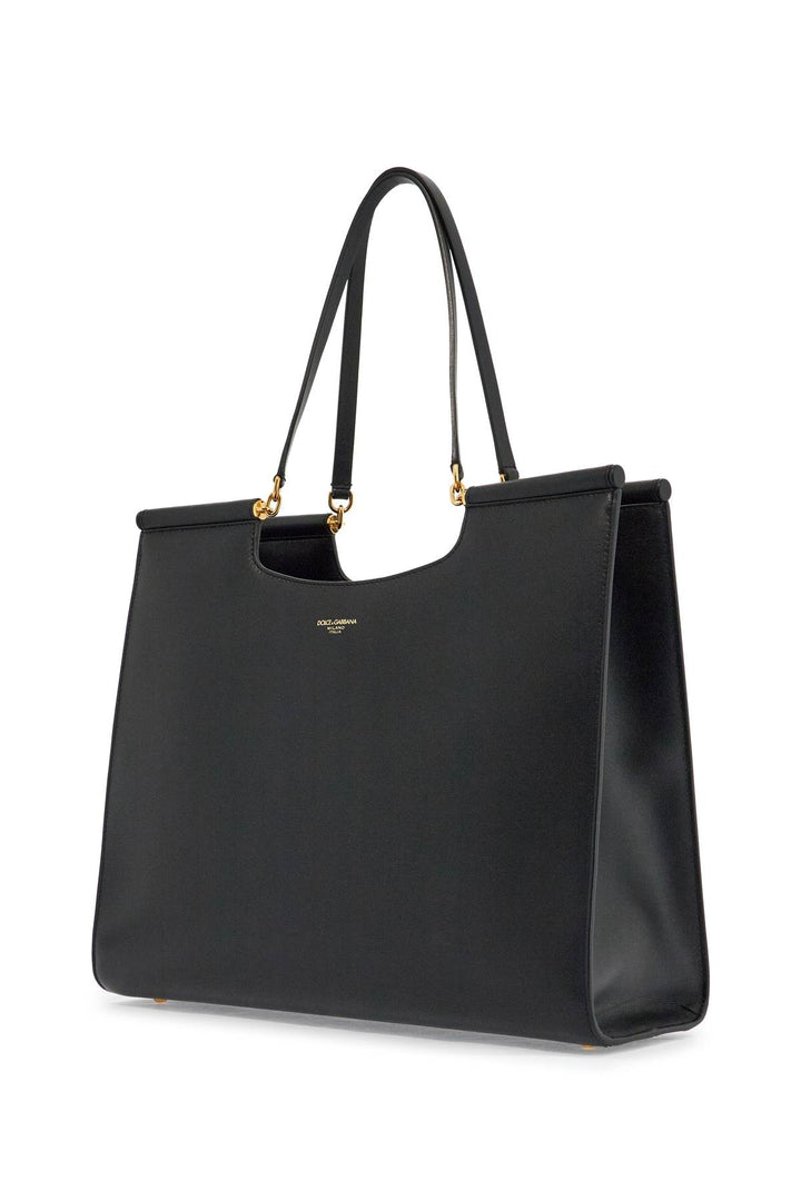 Dolce & Gabbana large leather tote bag