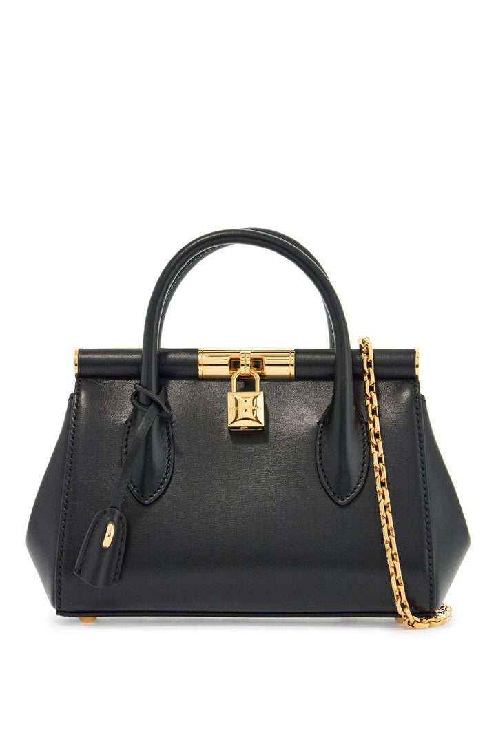 Dolce & Gabbana calfskin handbag with gold chain