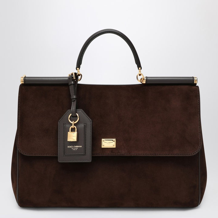 Dolce & Gabbana My Sicily suede large bag
