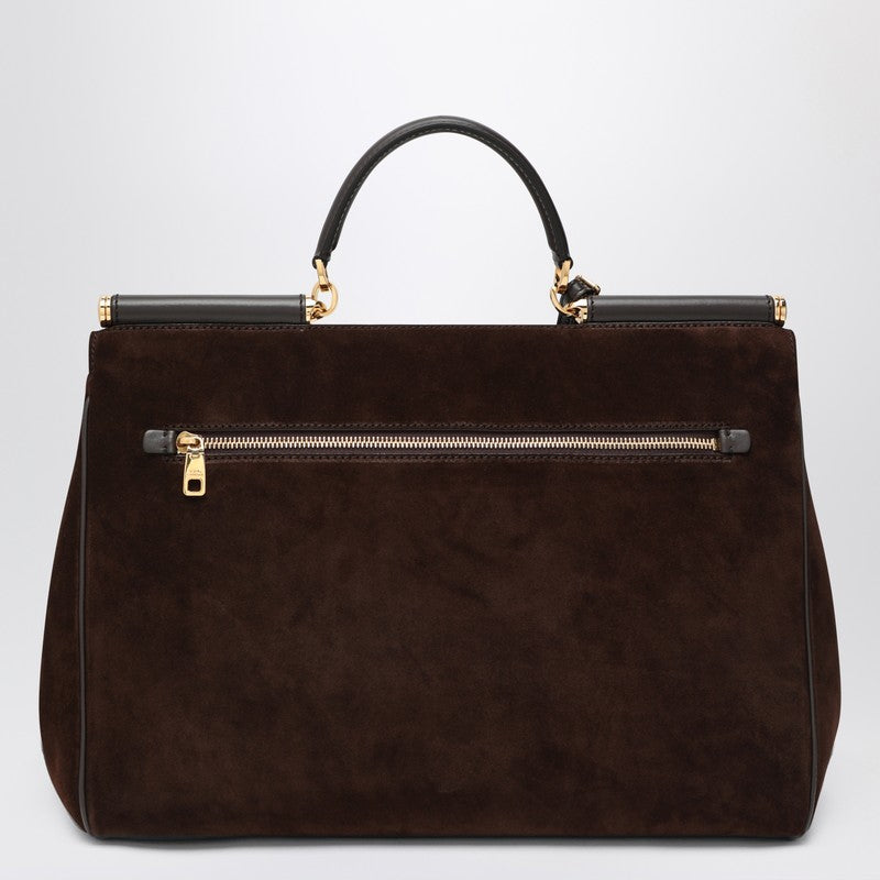 Dolce & Gabbana My Sicily suede large bag