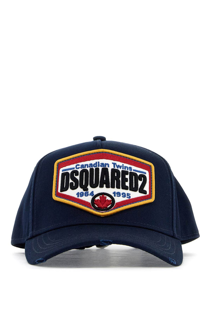 Dsquared2 cotton gabardine baseball cap