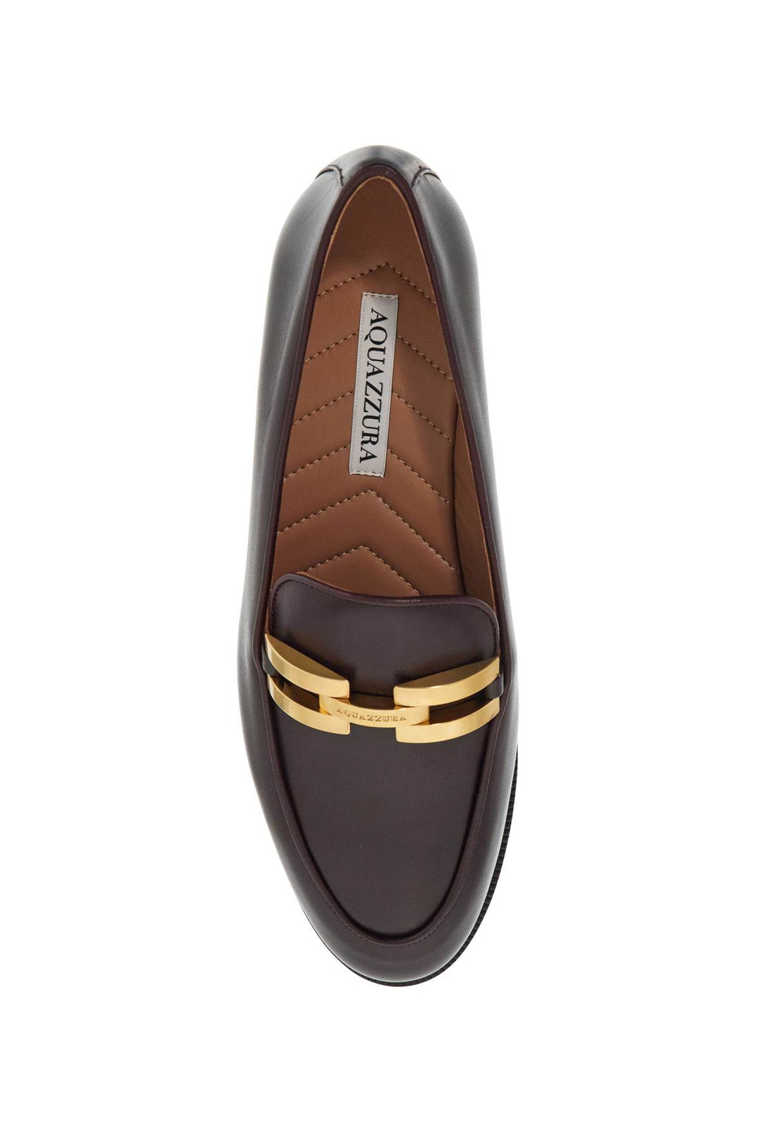 Aquazzura leather brandi loafers