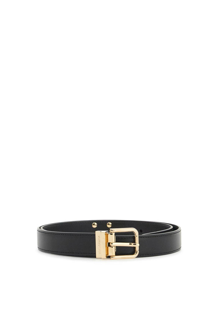 Dolce & Gabbana smooth leather dg belt