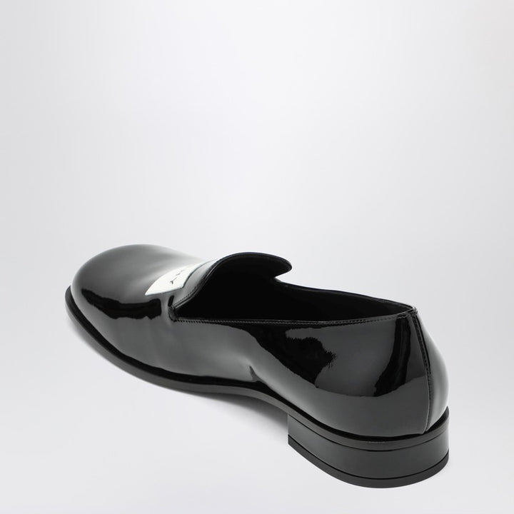 Givenchy patent leather tuxedo loafers