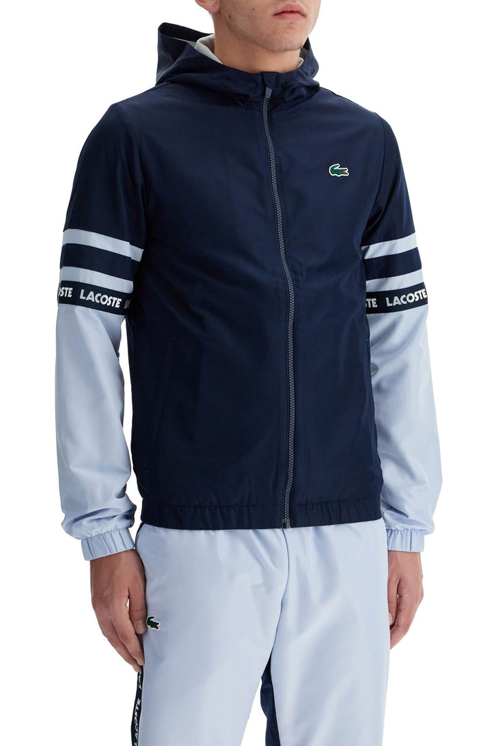 Lacoste jacket with contrasting sleeves