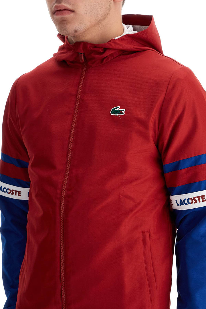 Lacoste jacket with contrasting sleeves