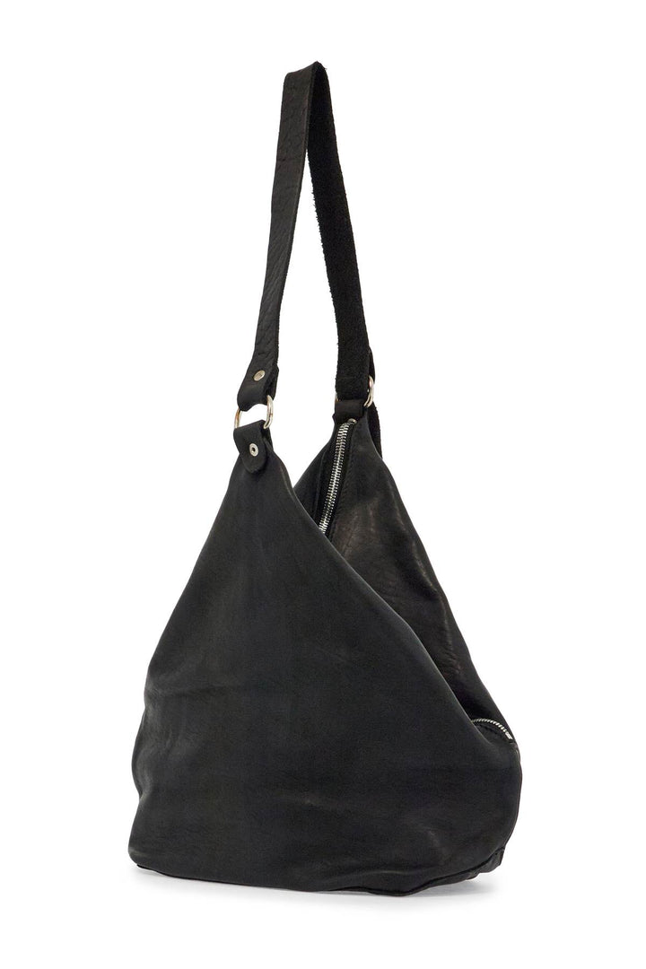 Guidi horse leather triangular bag