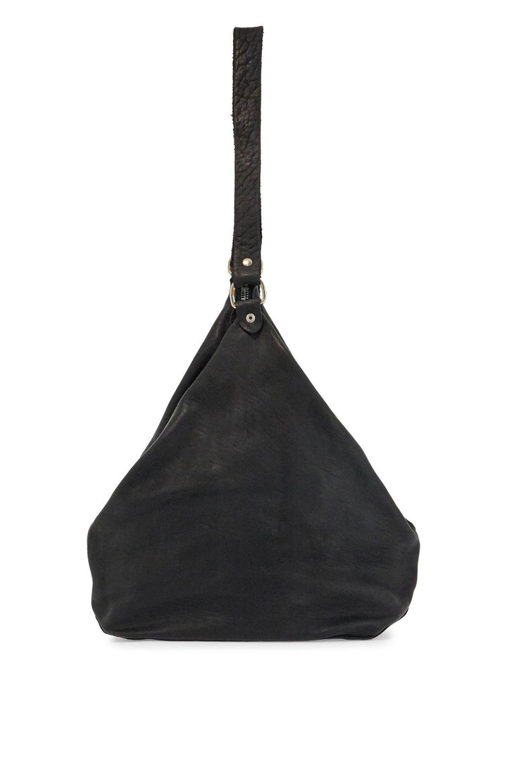 Guidi horse leather triangular bag