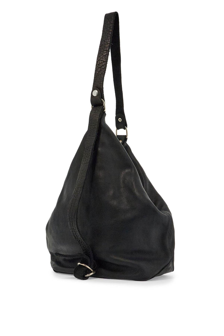 Guidi horse leather triangular bag