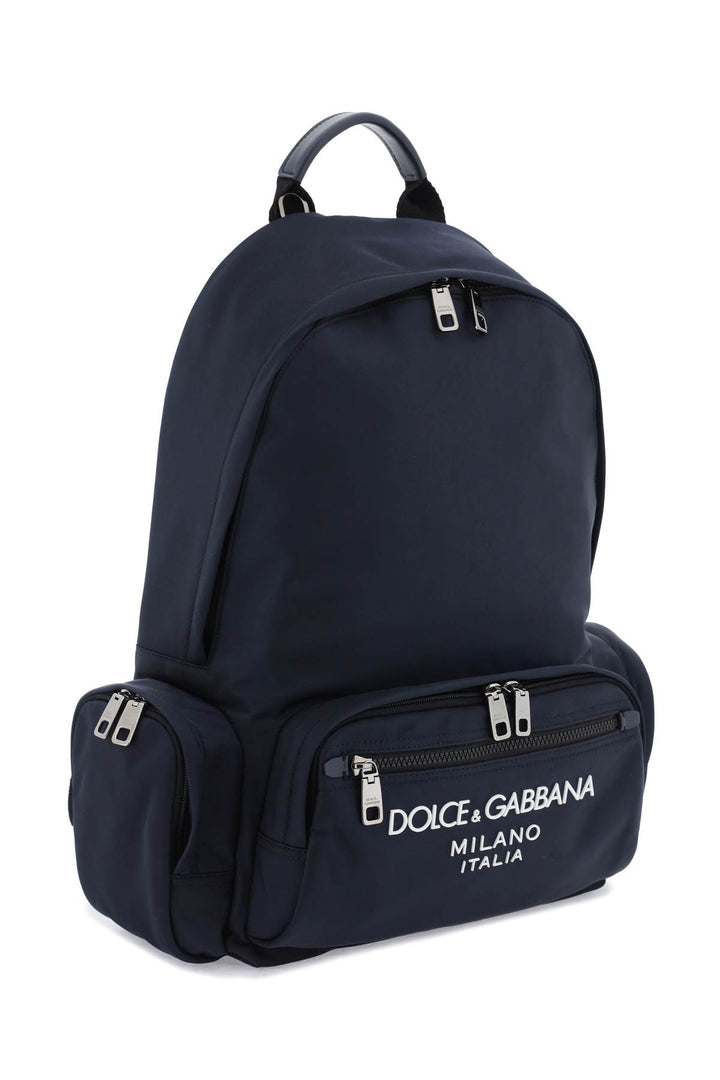 Dolce & Gabbana nylon backpack with logo