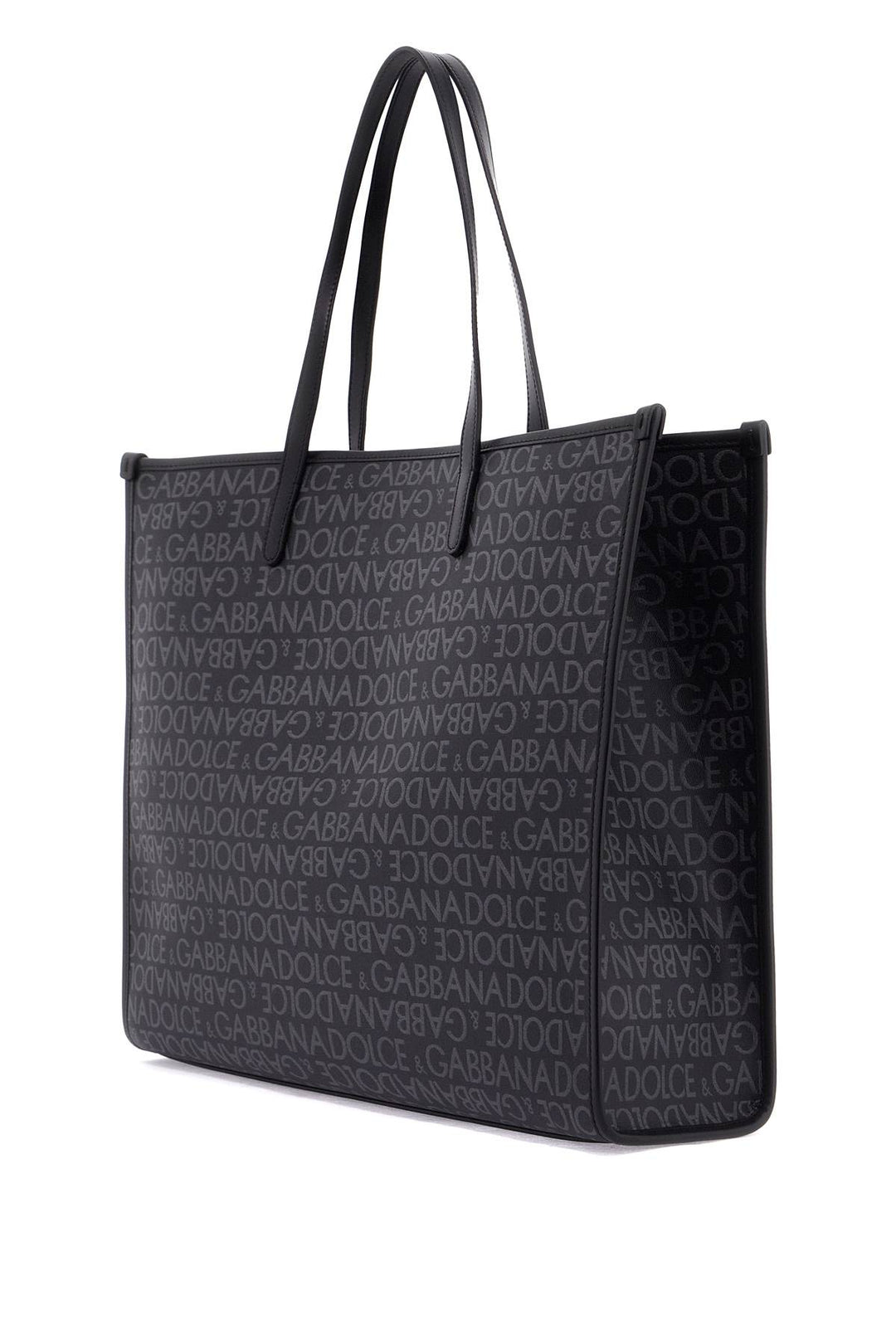 Dolce & Gabbana Large Jacquard Tote Bag