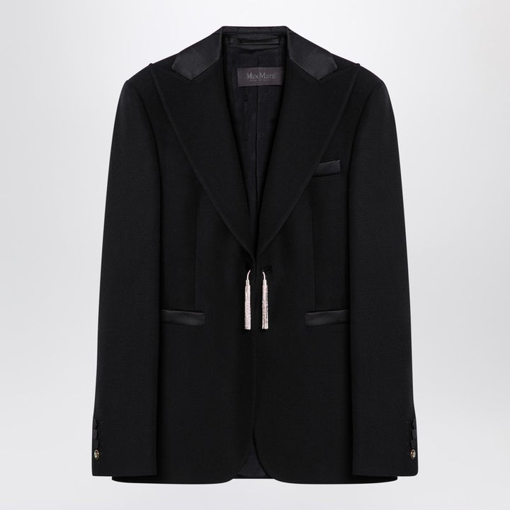 Max Mara Pianoforte wool smoking jacket